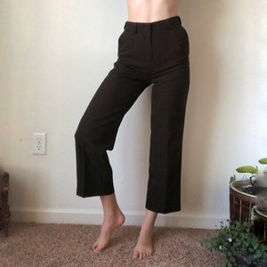 High Waisted Cropped Pants